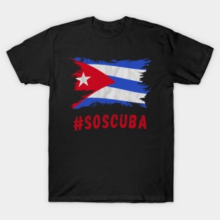 Cuba Libre Freedom Vintage SOSCuba T-Shirt